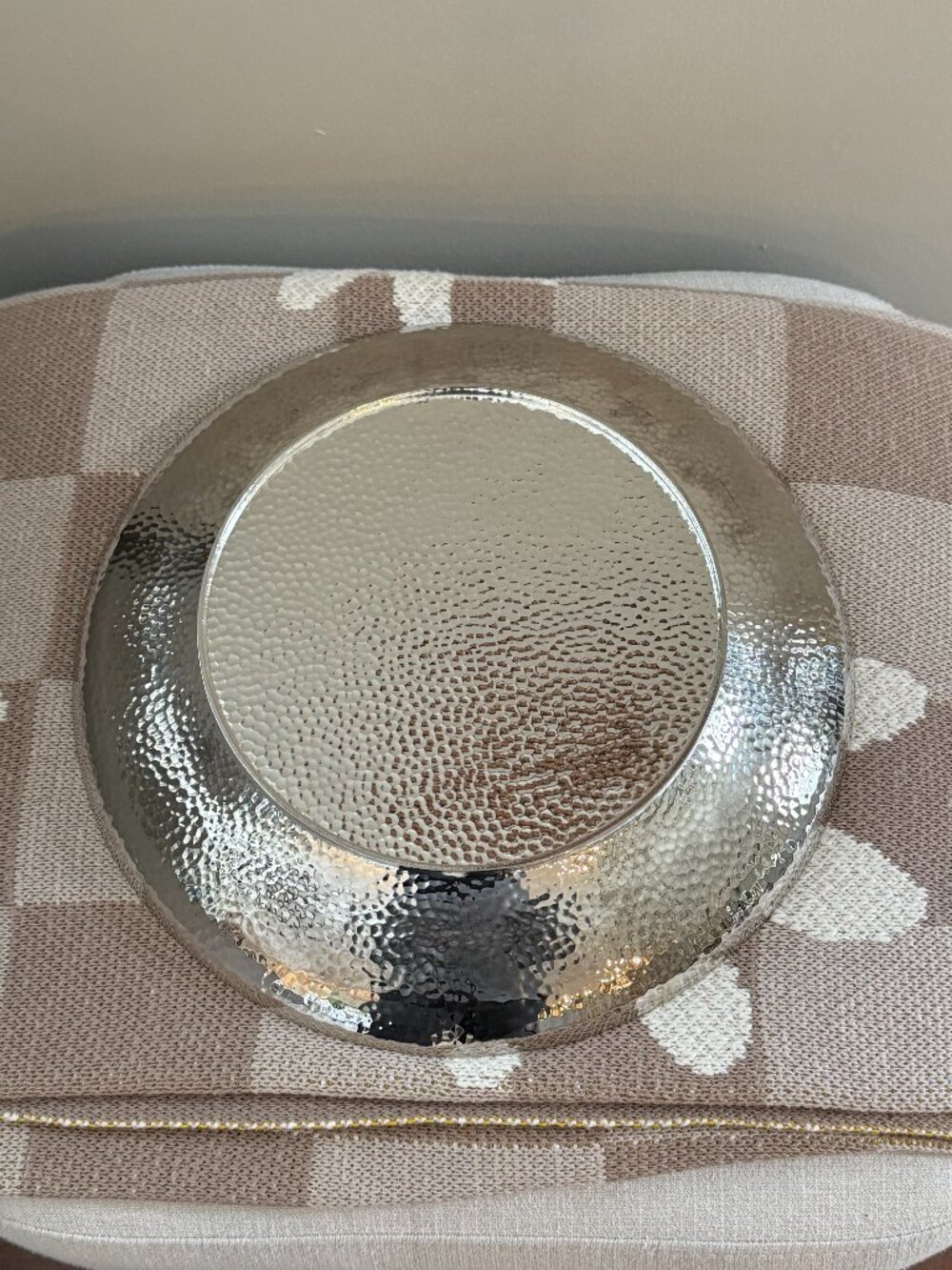 Indigenous Design Silver Hammered Bowl - Picture 2 of 9
